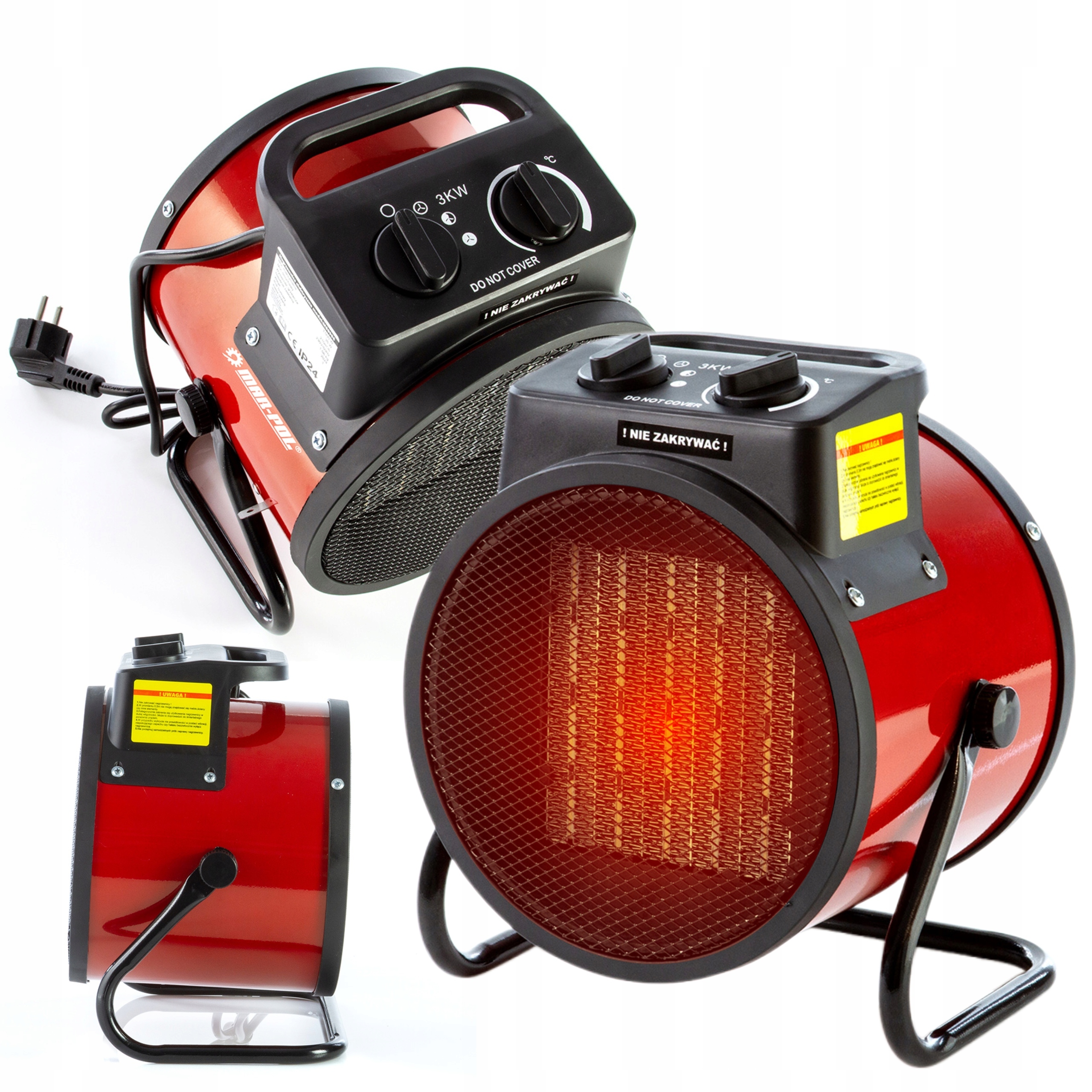 Elektrický Ohřívač 3000 W, Ohřívač, Ventilátor Farelka Ptc M80906