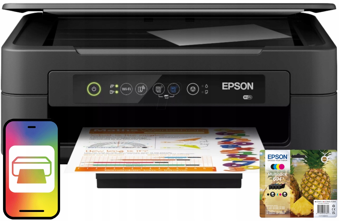 DRUKARKA WIELOFUNKCYJNA Epson XP-2205 SKAN DRUK KSERO WIFI Tanie tusze Marka Epson