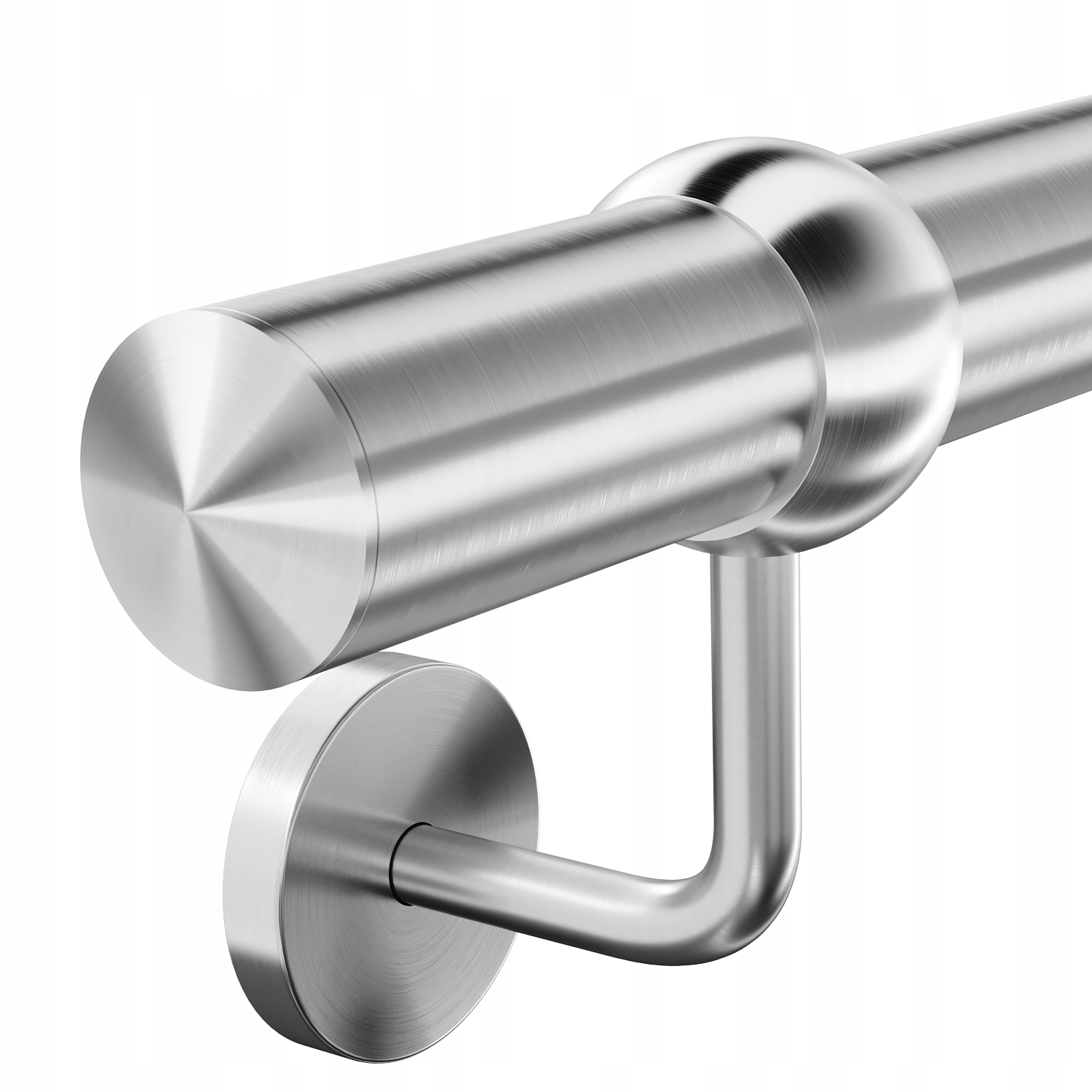 Nástěnné schodišťové madlo, trubka 2,0 mm, nerezová ocel, délka 250 cm