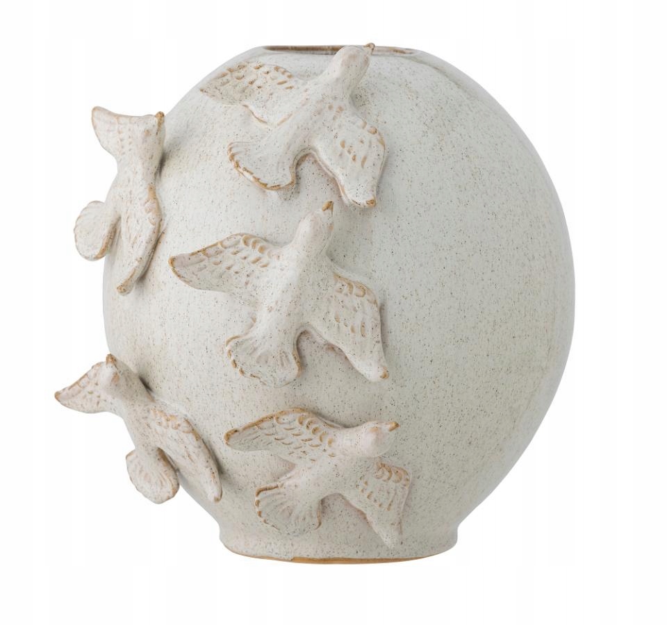 Bloomingville Abira Váza na květiny 25 cm Ptáci