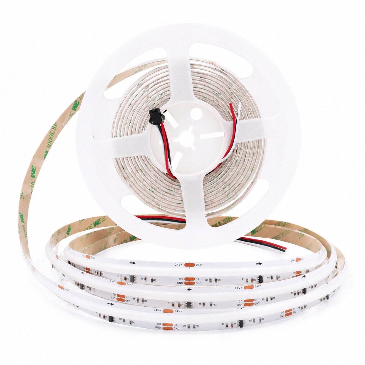 Cob Rgb Led pásek barevný WS2811 Digitální 24V 576 LED/m 5 m Světelná linka