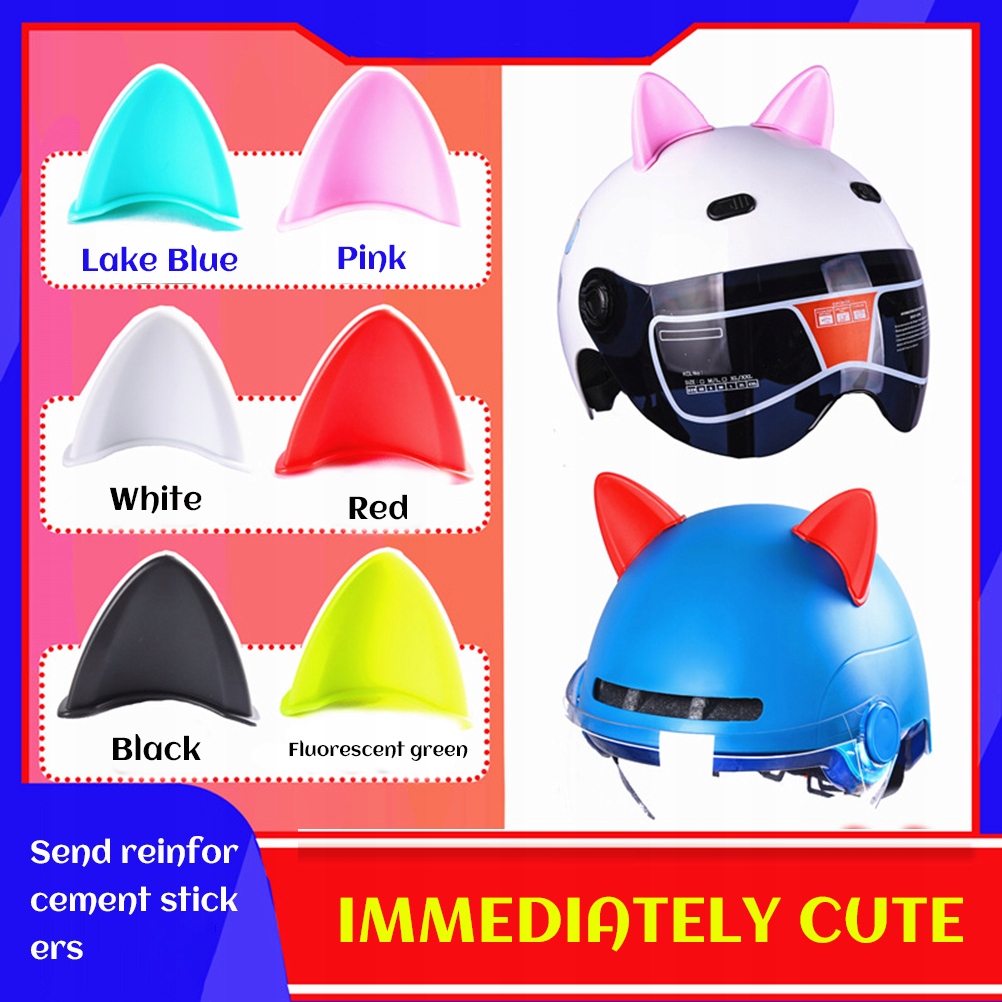 2 KOCIE USZY USZKA KOTA NA KASK OZDOBA CZARNY Stan opakowania oryginalne