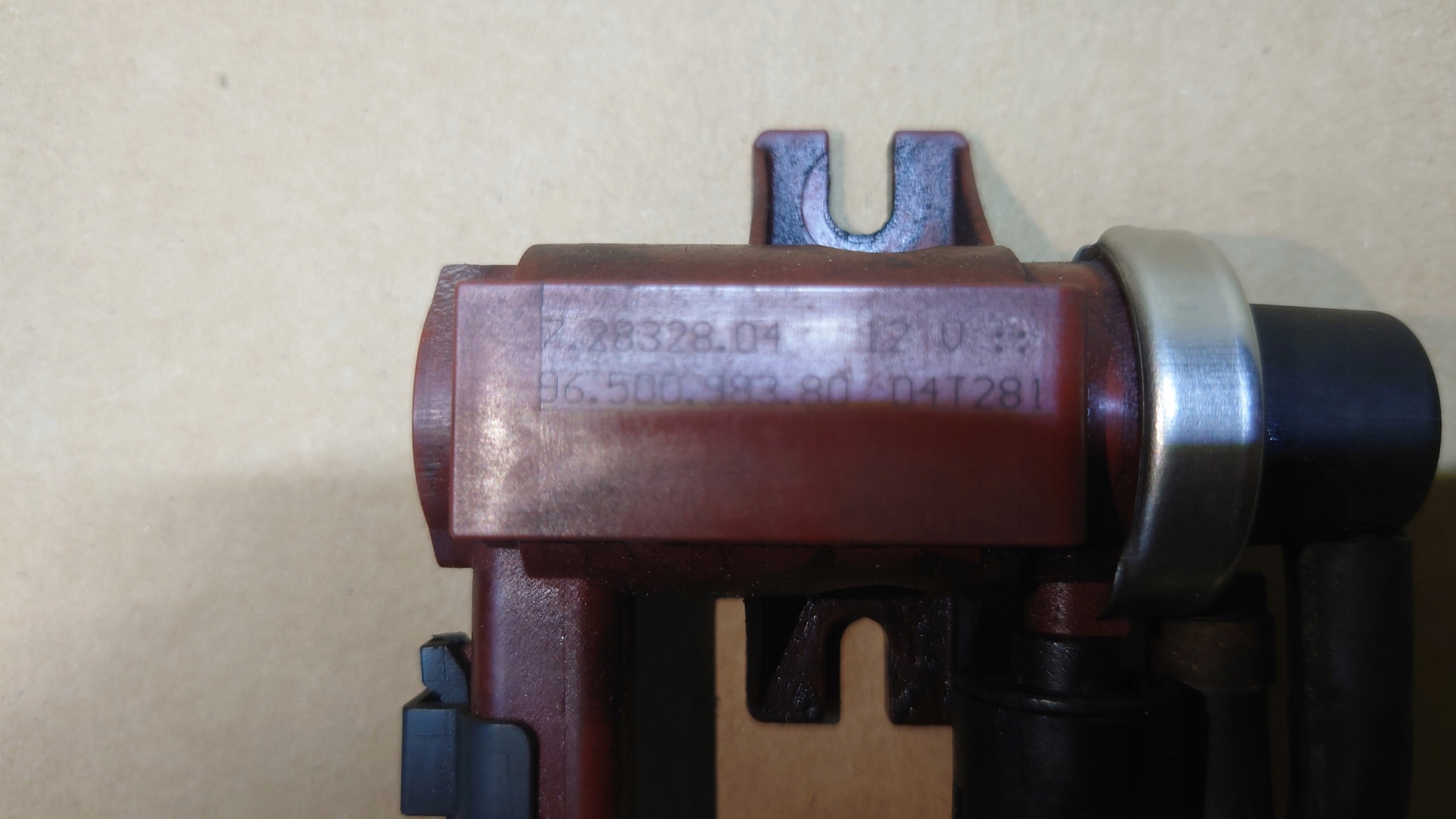 Zawór podcisnienia 9650098380