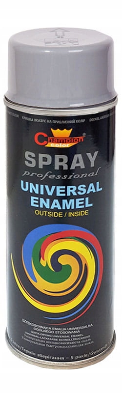 

Farba w sprayu lakier azerozol 400ml RAL7001 szary