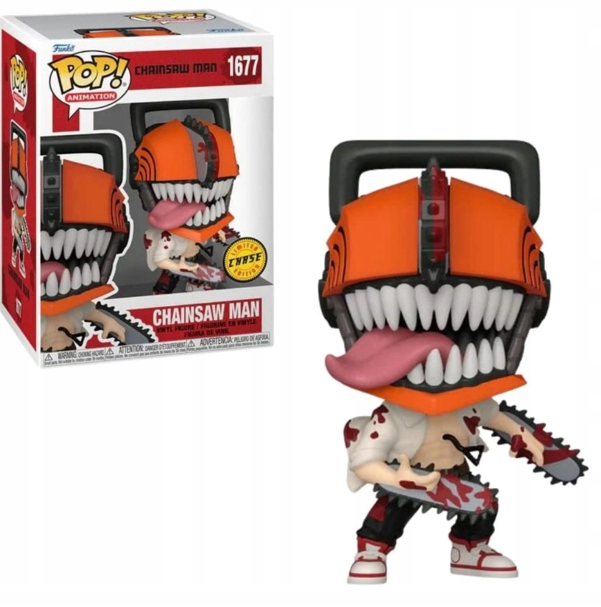 Funko Pop! Chainsaw Man 1677 Chainsaw Man Figurka Chase