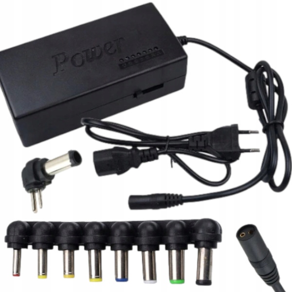 UNIWERSALNY ZASILACZ DO LAPTOPA ŁADOWARKA SIECIOWA