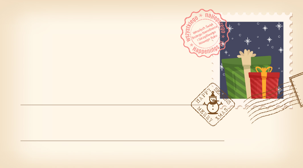 WINIETKI ŚWIĄTECZNE 10szt Wz. Mikołaj Niebieski