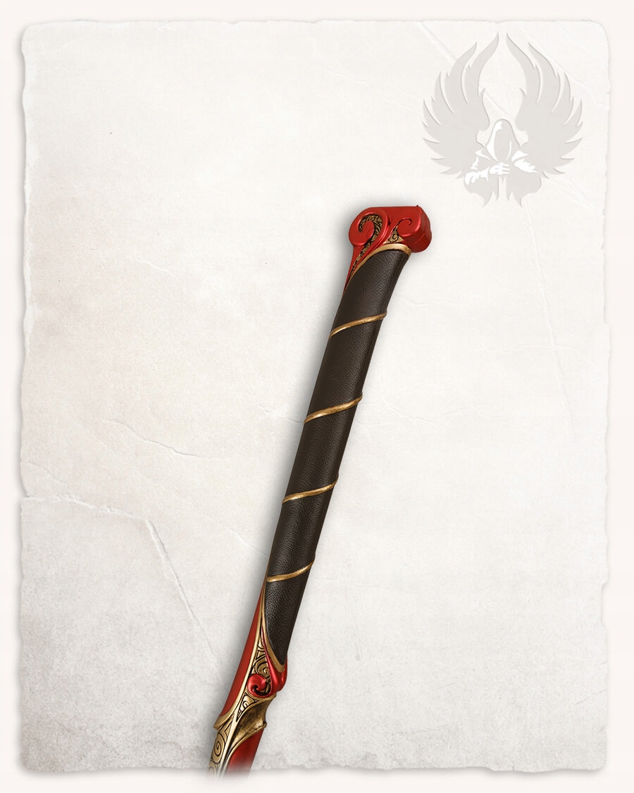 Ethestel Naginata Červená Pěnová Zbraň Larp