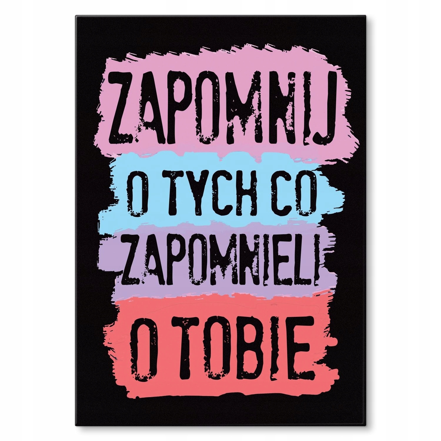 Kovový plakát Zapomeňte na tyto Dárek 42 x 59 cm