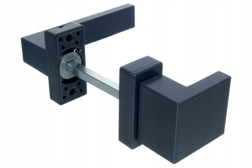 Klamko Dveřní úchytka Dublin na krátkém štítku Antracit Ral 7016