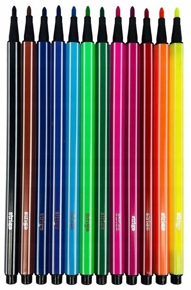 STRIGO FLAMASTRY 12 KOL. - Kaczka Kod producenta SSC096