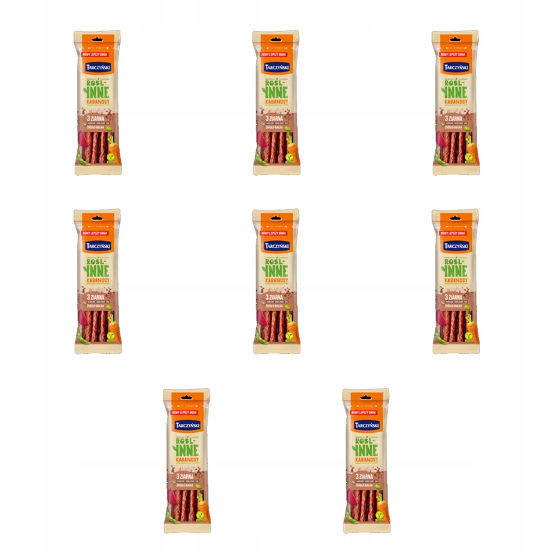 Rostlinné kabanosy 3 zrna 90g Tarczyński X8