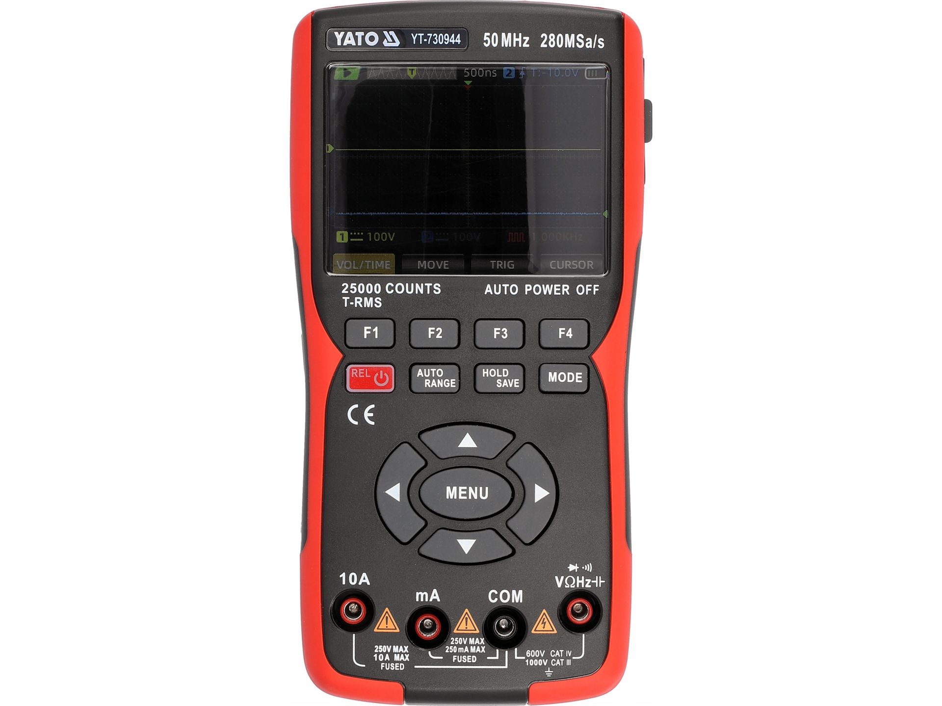 3 V 1 Osciloskop, Digitálny Merač, Generátor 280 Ms/s 50 Mhz