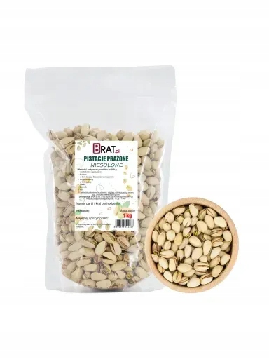Pistácie pražené nesolené 1 kg