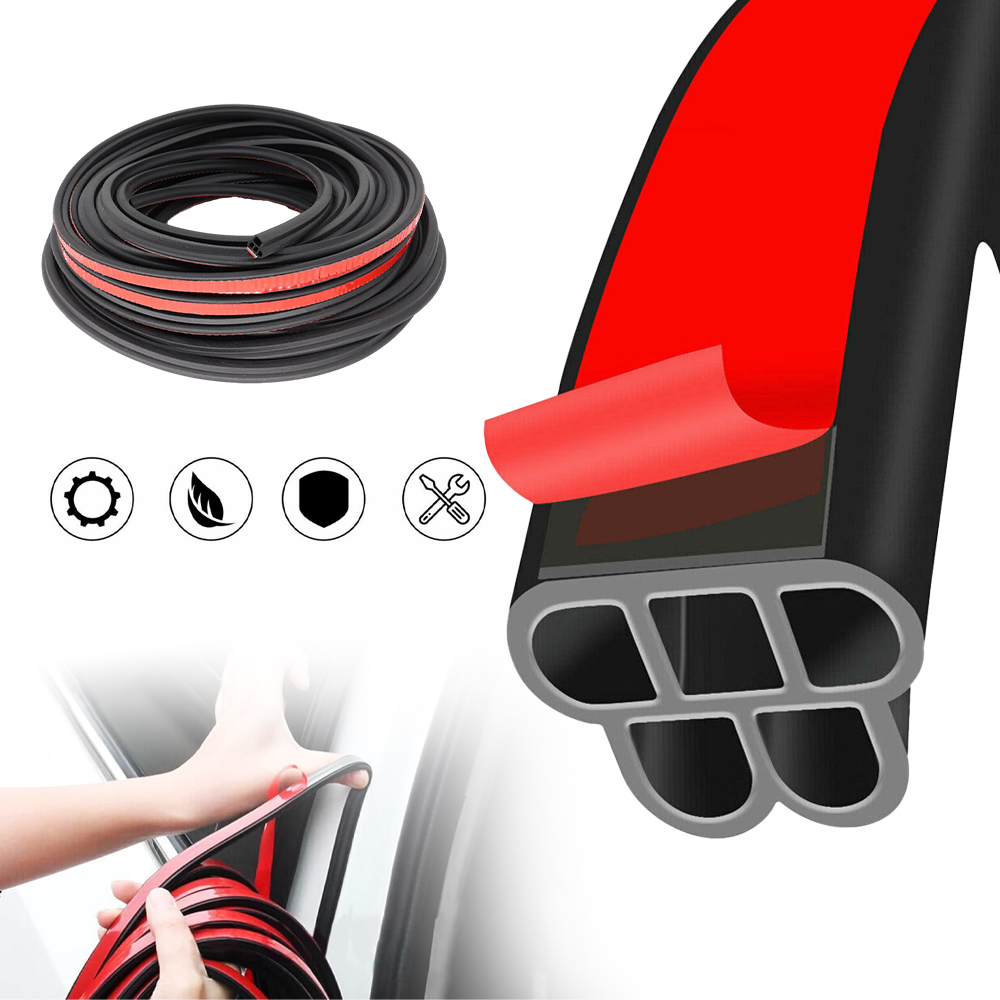 16M TAŚMA USZCZELNIAJĄCA DO DRZWI SAMOCHODOWYCH GUMOWA USZCZELKA DO DRZWI