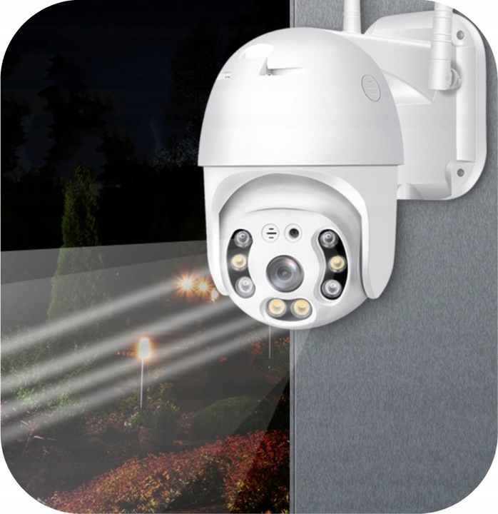 KAMERA WIFI IP SMART OBROTOWA FULL HD 2MP MONITORING 1080p ZOOM 4x DETEKCJA Rodzaj zewnętrzna
