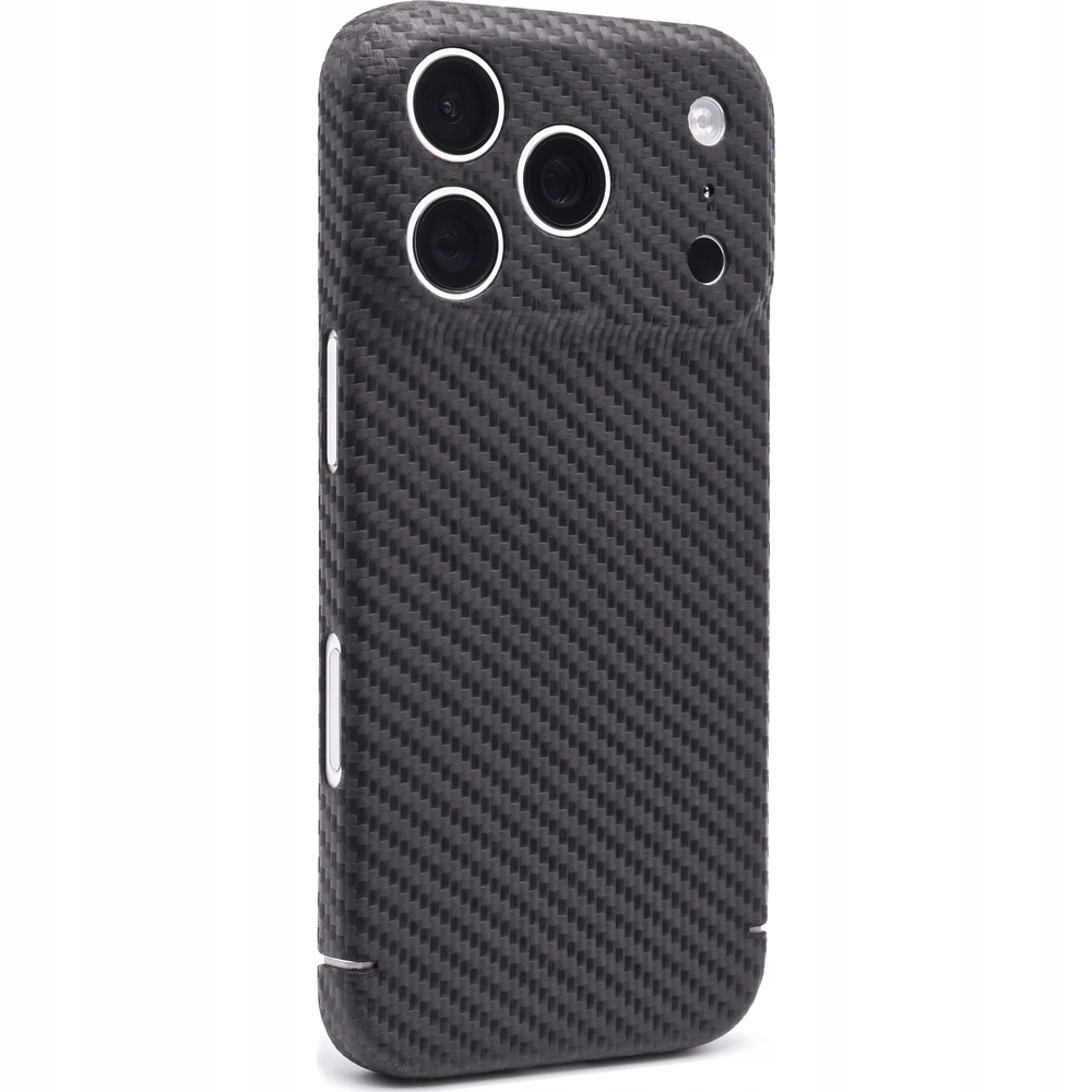 Puzdro Nevox pre iPhone 17 Pro s pevným zadný kryt, puzdro na karbón a telefón