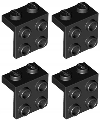 

Lego 44728 Płytka Łamana czarna Nowa (4g) 4 szt.