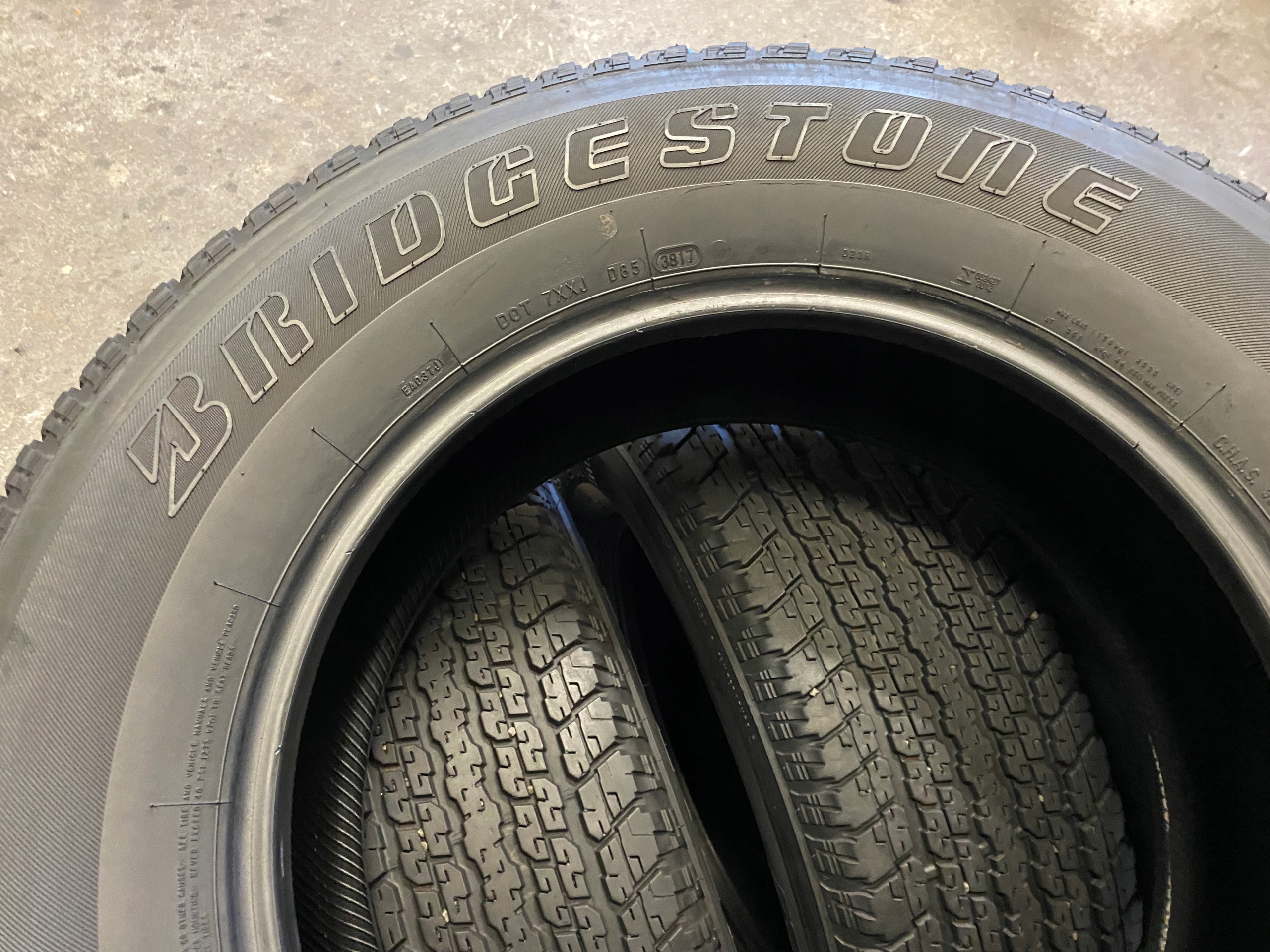 4 tyres summer 255/70R18 Bridgestone Dueler H/T 840 7,5mm
