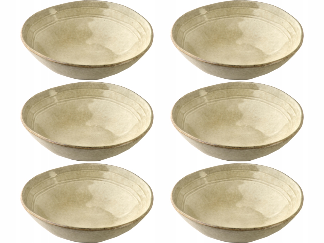 NATURE TALERZ Głęboki DO ZUPY Miska 320 ml - 6 szt