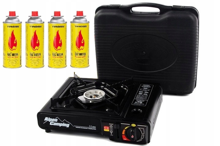 

Kuchenka Turystyczna gazowa Alpen Camping +gaz x4