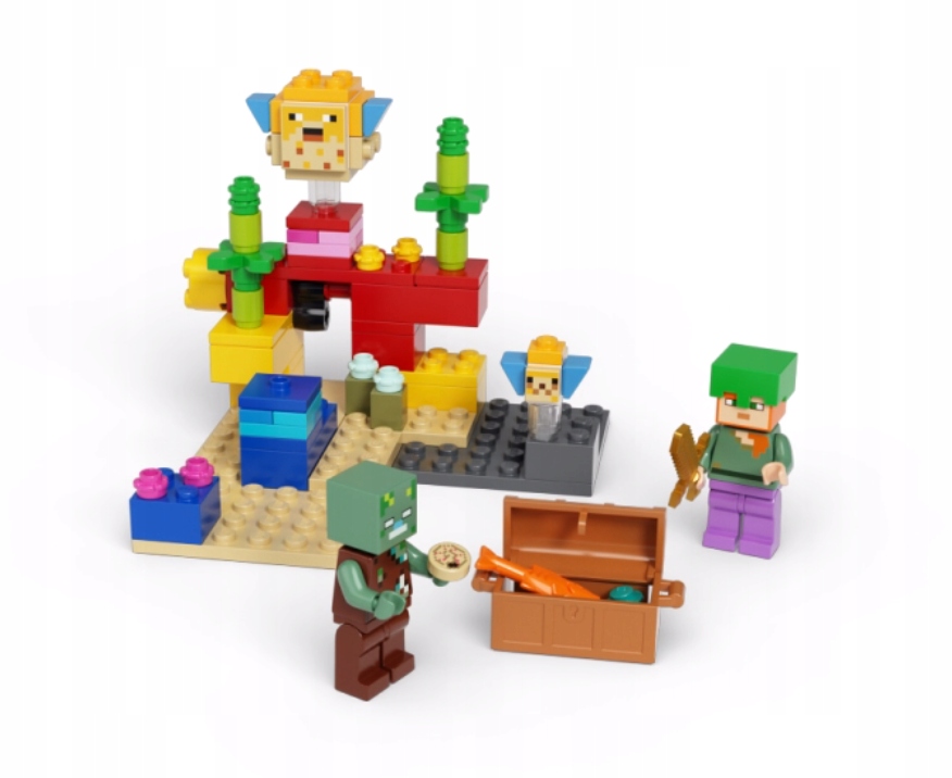 LEGO Minecraft 21164 Rafa koralowa Certyfikaty, opinie, atesty CE