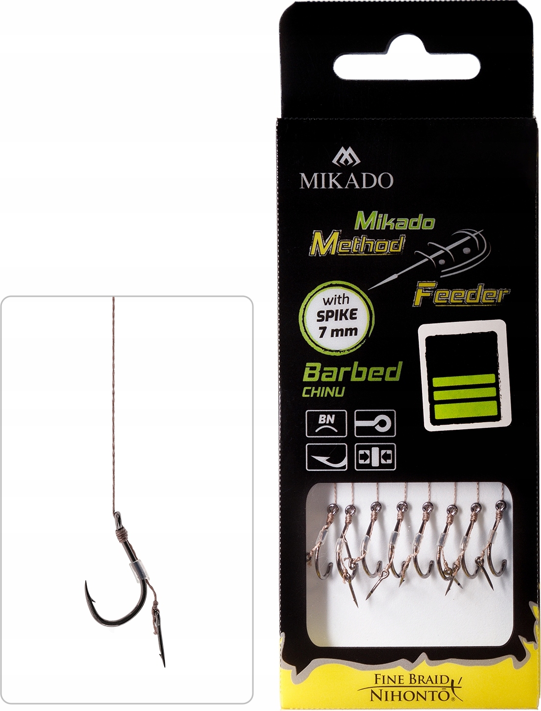Przypon Mikado Haczyk Method Feeder nr.12 z igłą 212