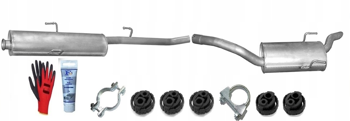 Citroen Evasion 2.0i 90 kW (1995-5/2000) Tlumiče sada+bonus