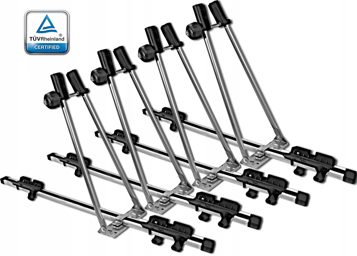 4xUCHWYT ROWEROWY AMOS ALU BAGAŻNIK NA ROWER DACH