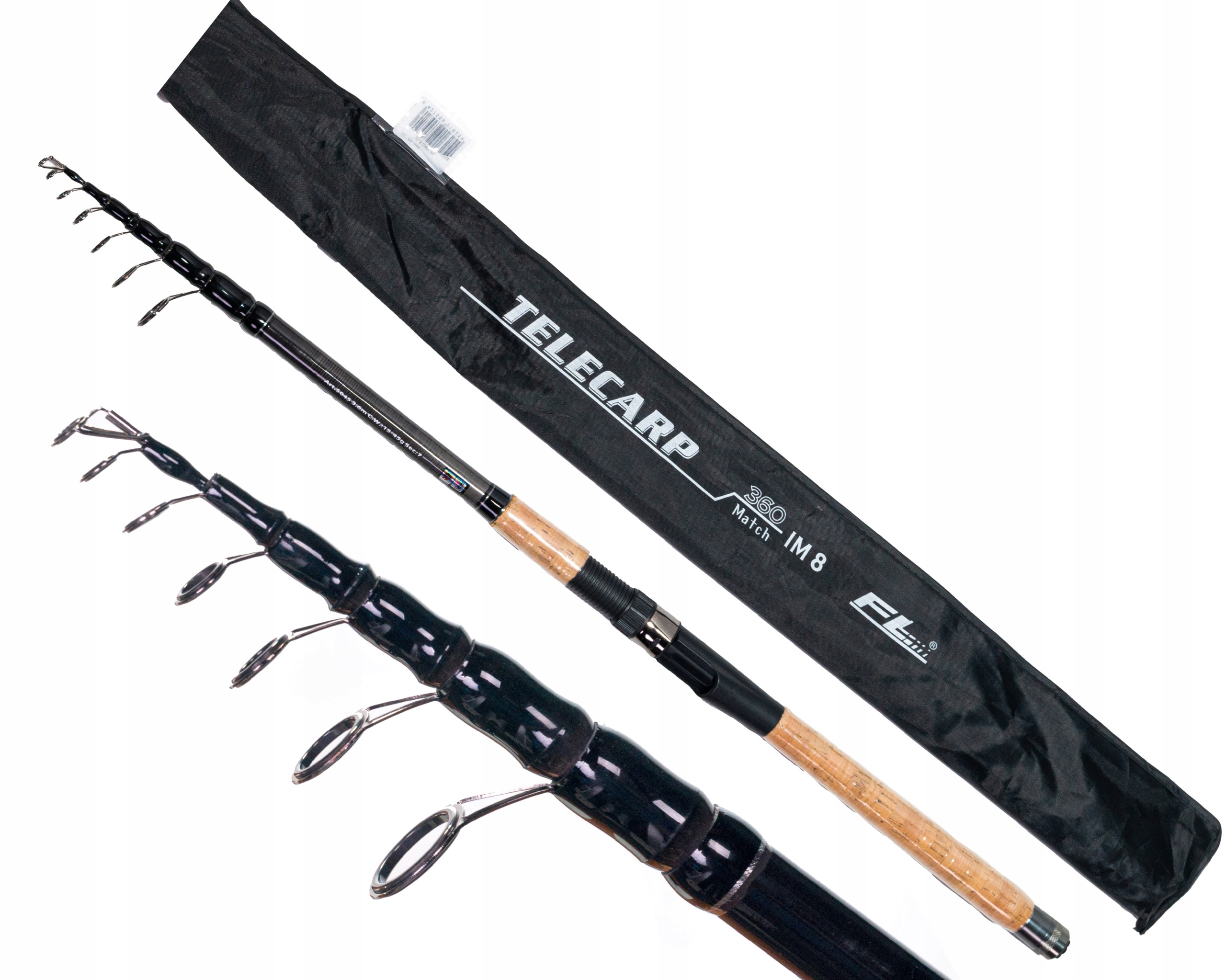 Wędka węglowa Spławikowa Telecarp 3,3m 15-45g IM-8