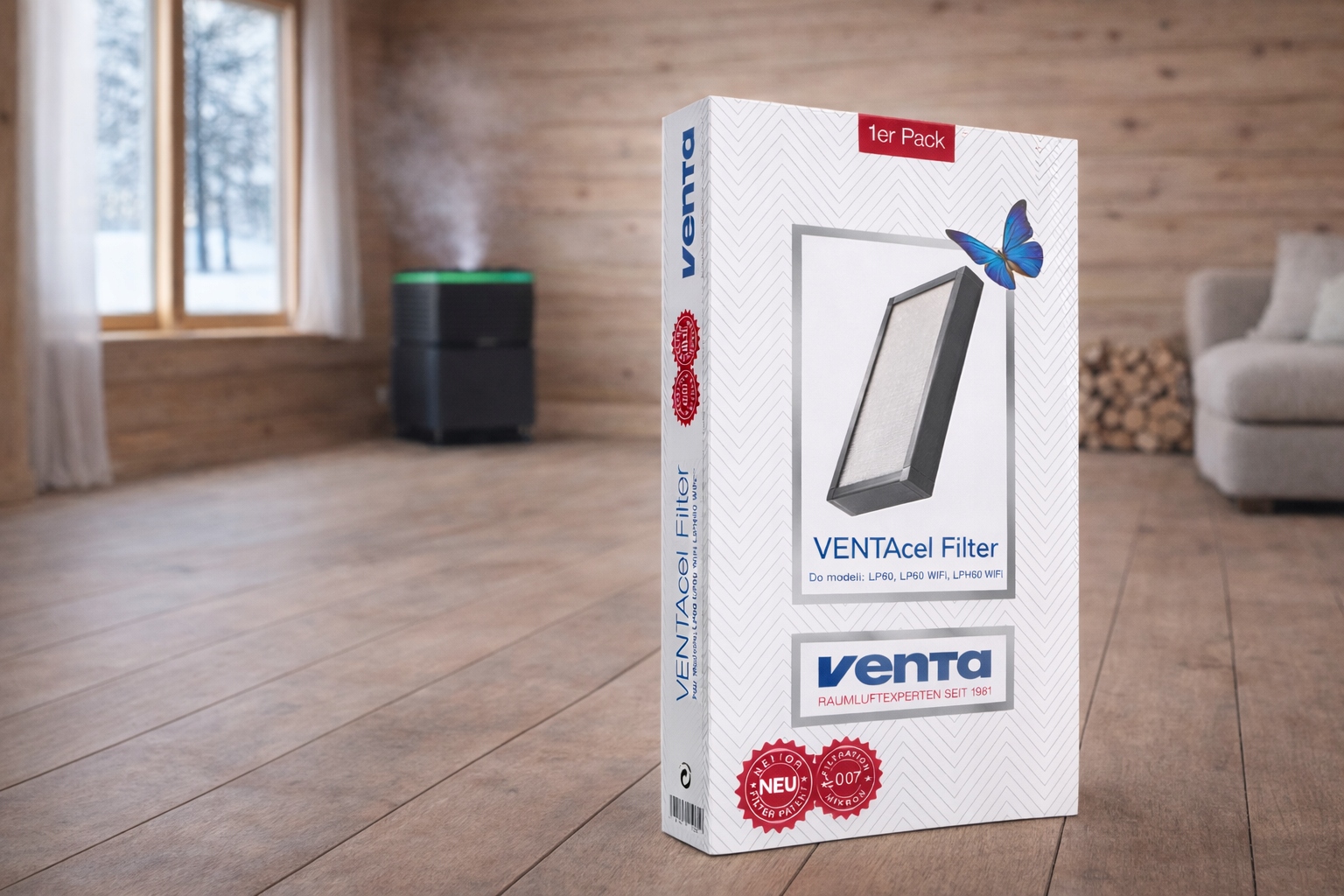 Venta VENTAcel Nelior H13 Hepa filtr pro čističku vzduchu 99,95%
