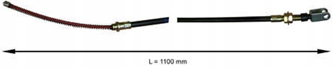 47503-16600-71 - ТРОС ТОРМОЗА ВИЛОЧНОГО ПОГРУЗЧИКА TOYOTA 8 10-18 ЛЕВЫЙ