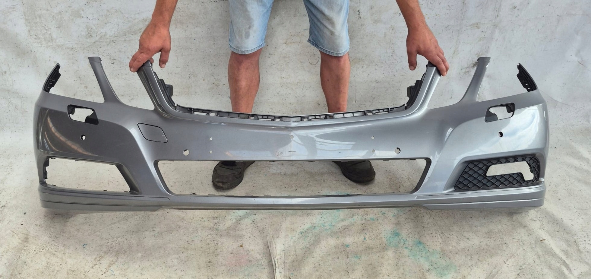 MERCEDES E-KLASA W212 CLASSIC 09-13 bumper front front 6XPDC SPR