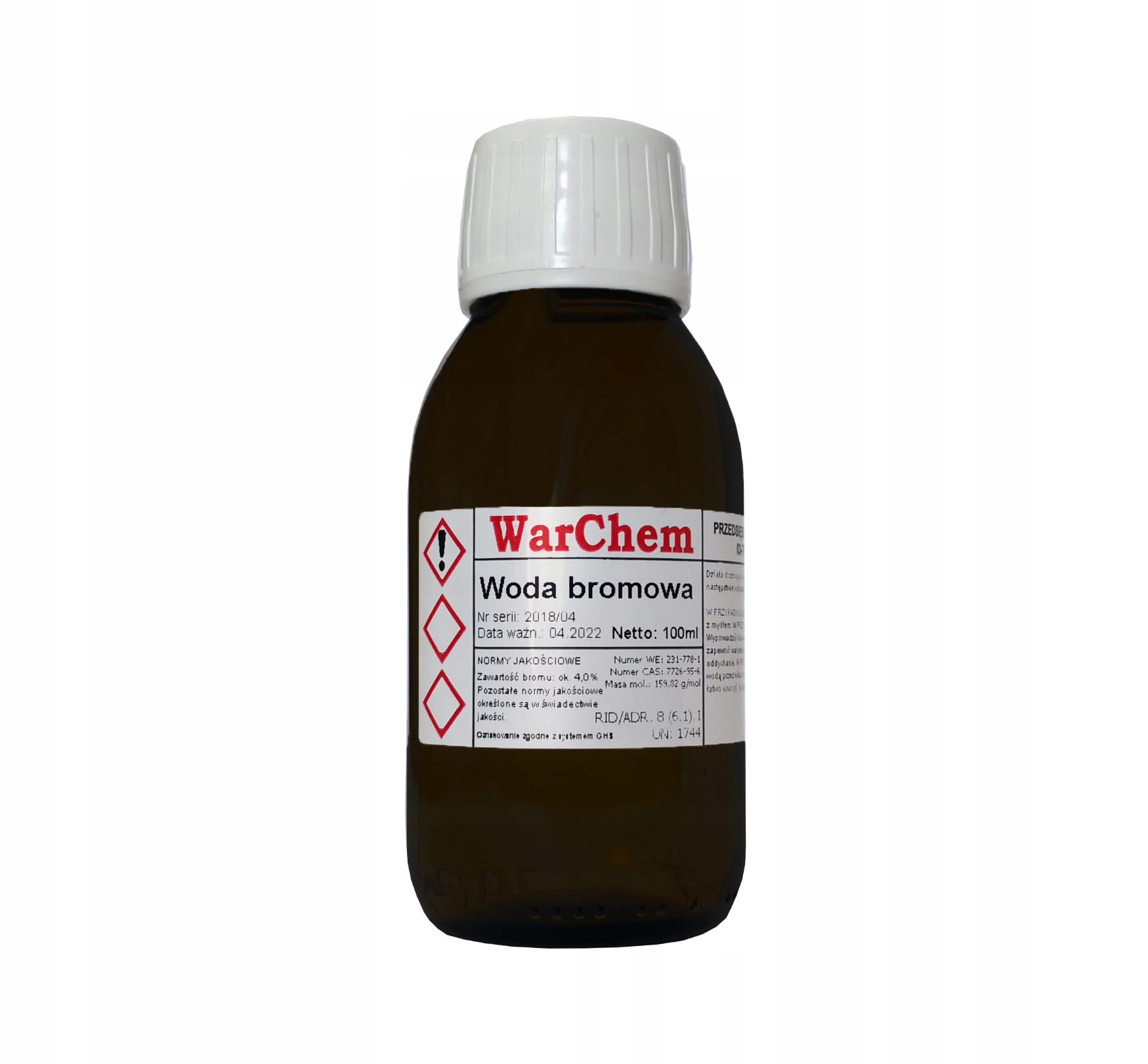 

Woda Bromowa czysta 100ml Warchem