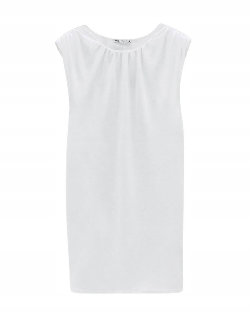 

A0533 ZARA__MP1 Biała Mini Sukienka__l