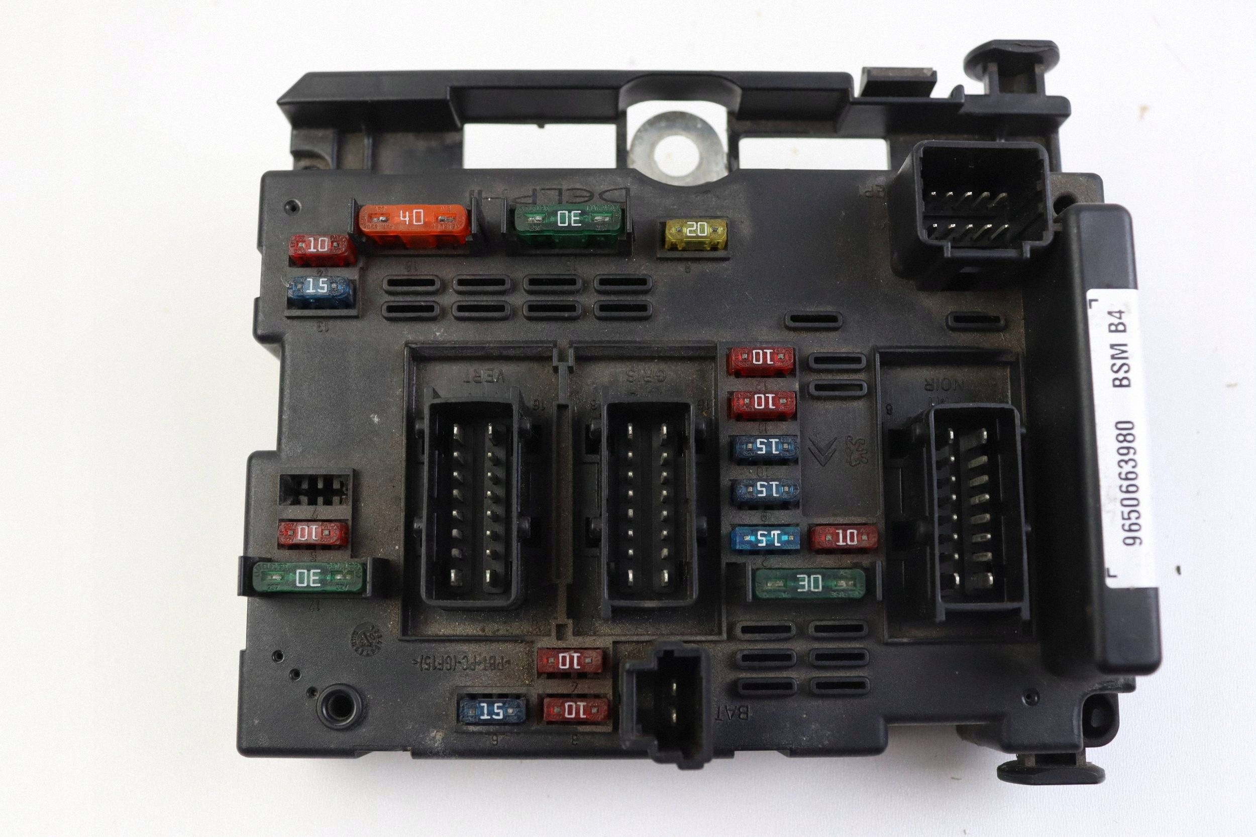 CITROEN PEUGEOT module compartment control unit BSM 9650663980