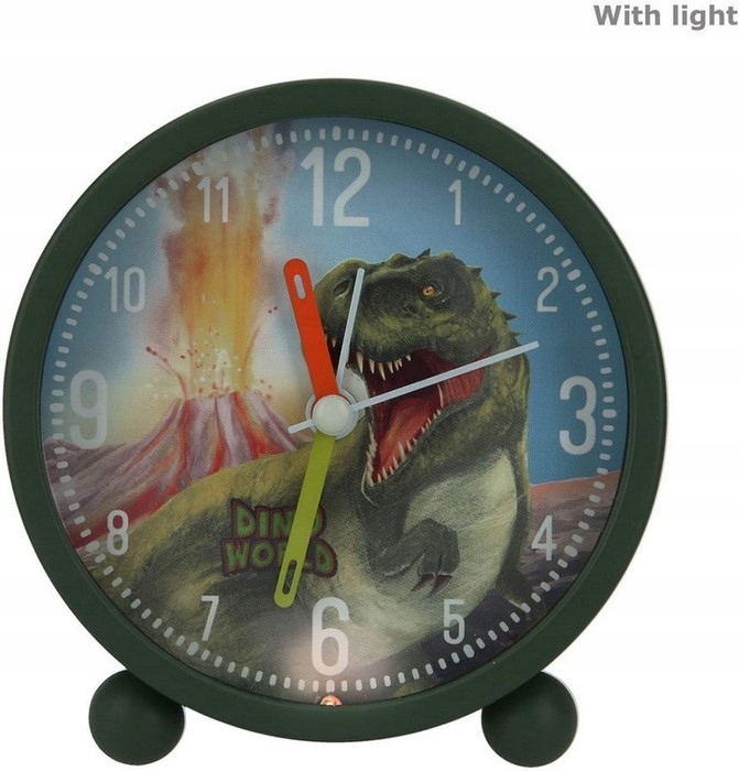 Top Model Dino World 8838 Zegarek budzik T-REX Marka Depesche