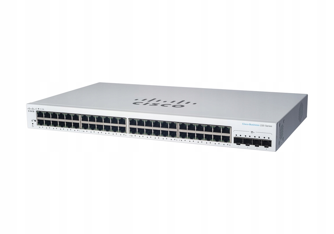 CBS220 Inteligentný 48-portový Ge, Full PoE, 4x10G Sfp+