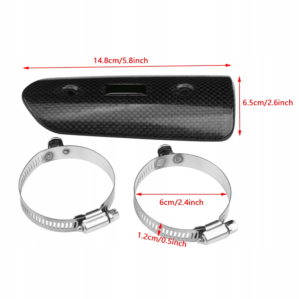 OSŁONA TERMICZNA RURY WYDECHOWEJ MOTOCYKLA Producent inny