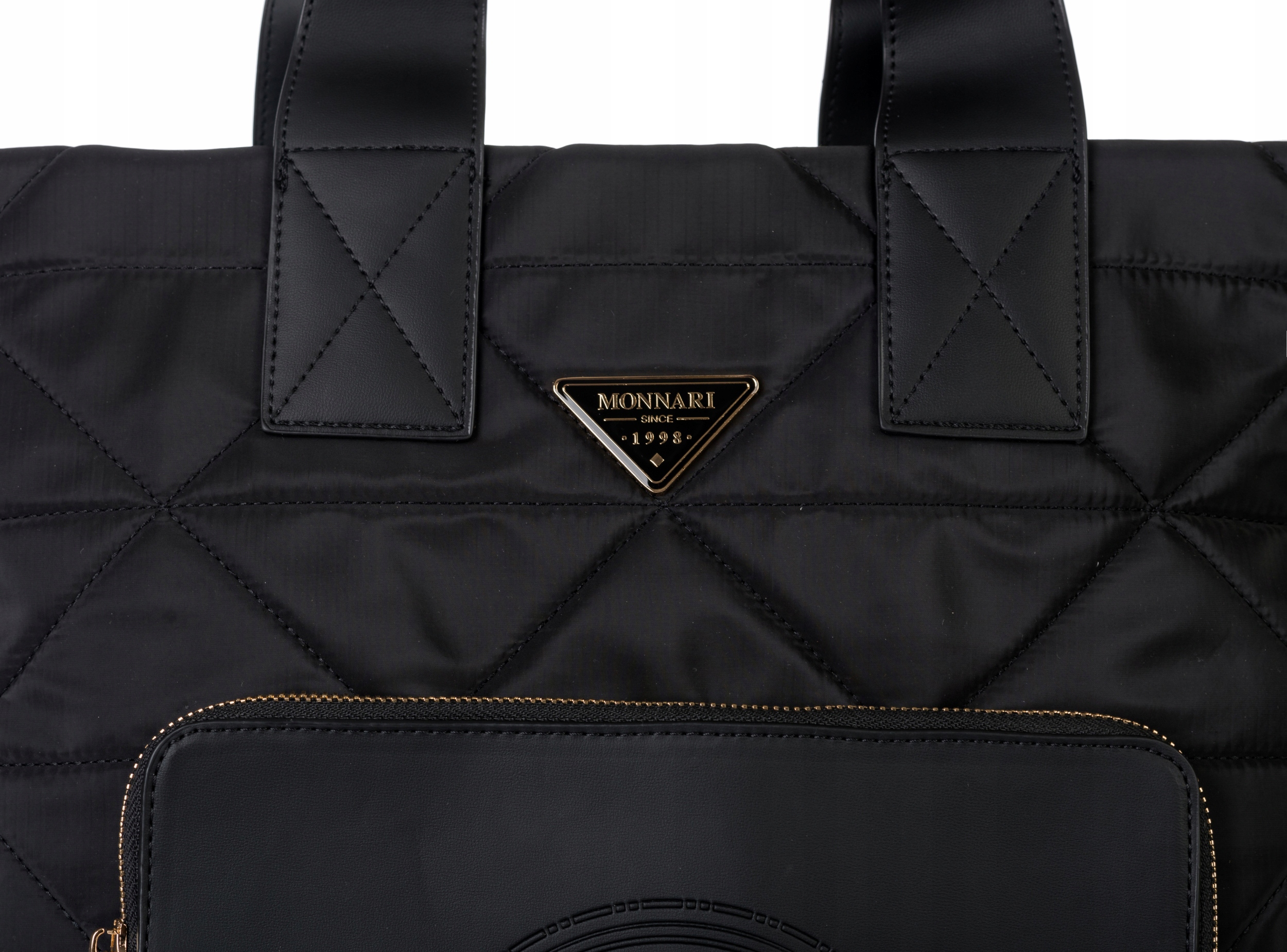 MIEJSKA TOREBKA DAMSKA MONNARI PIKOWANA DUŻA SPORTOWA SHOPPERKA PREMIUM Styl miejski