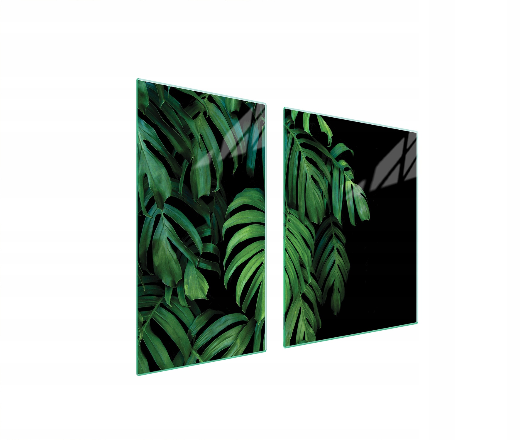 Ochranná Skleněná Deska Na Sporák 90x52 Monstera Tvrzené Sklo