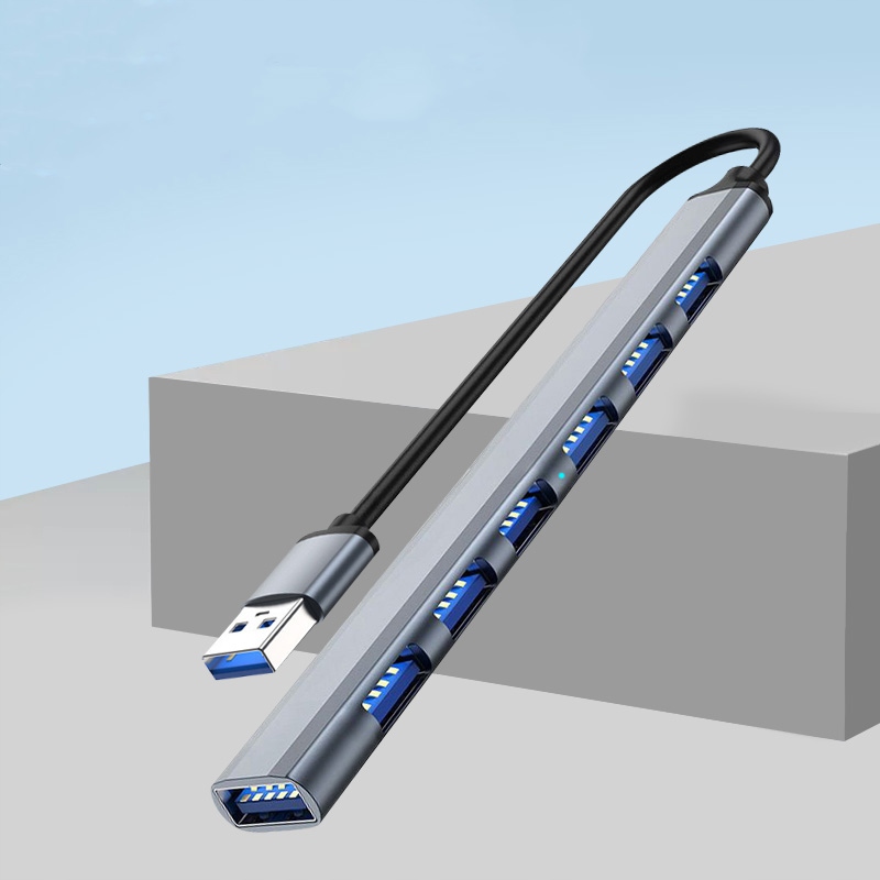 HUB USB 3.0 ROZGAŁĘŹNIK PORTÓW 7W1 USB 3.2 AKTYWNY SZYBKI ROZDZIELACZ Producent DRMZ