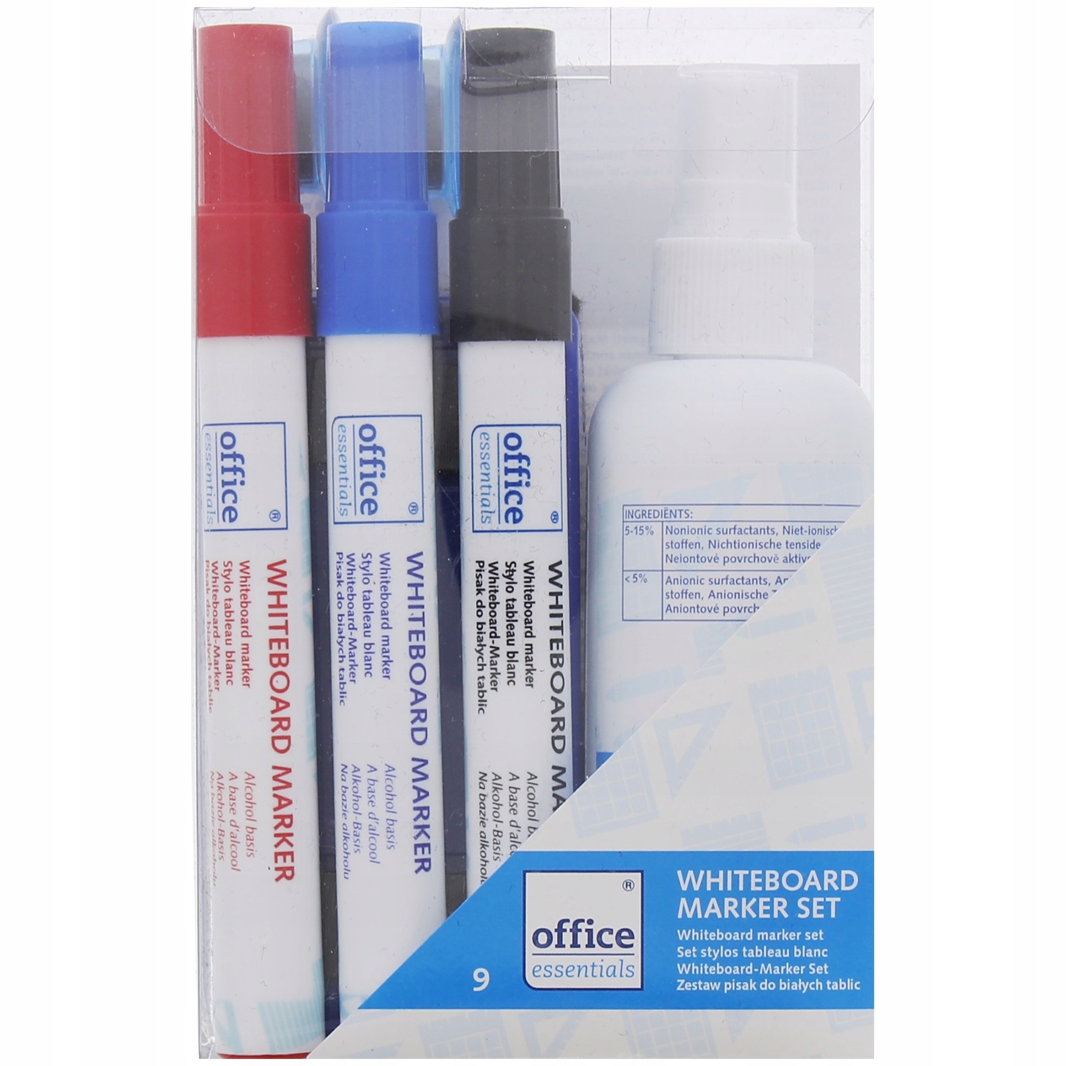 ZESTAW TABLICA MAGNETYCZNA SUCHOŚCIERALNA MARKERY EAN (GTIN) 8718158656957