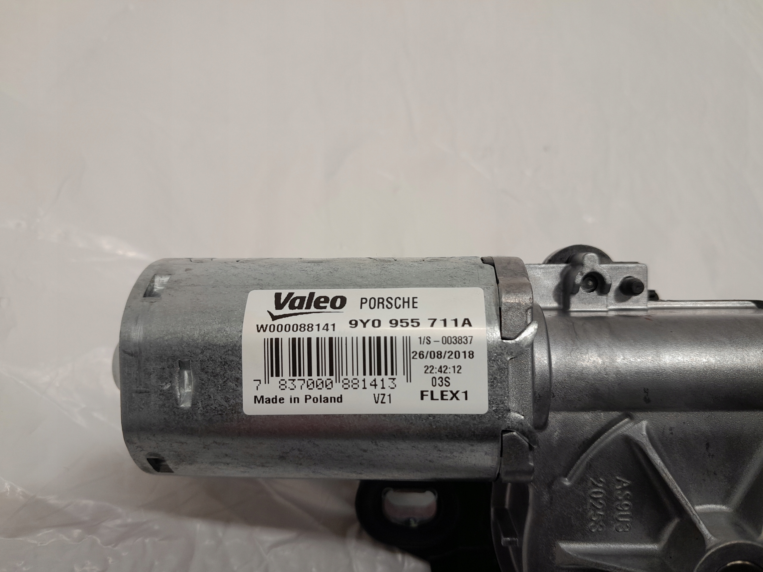 PORSCHE CAYENNE 9Y Motor Wischer heck 9Y0955711A