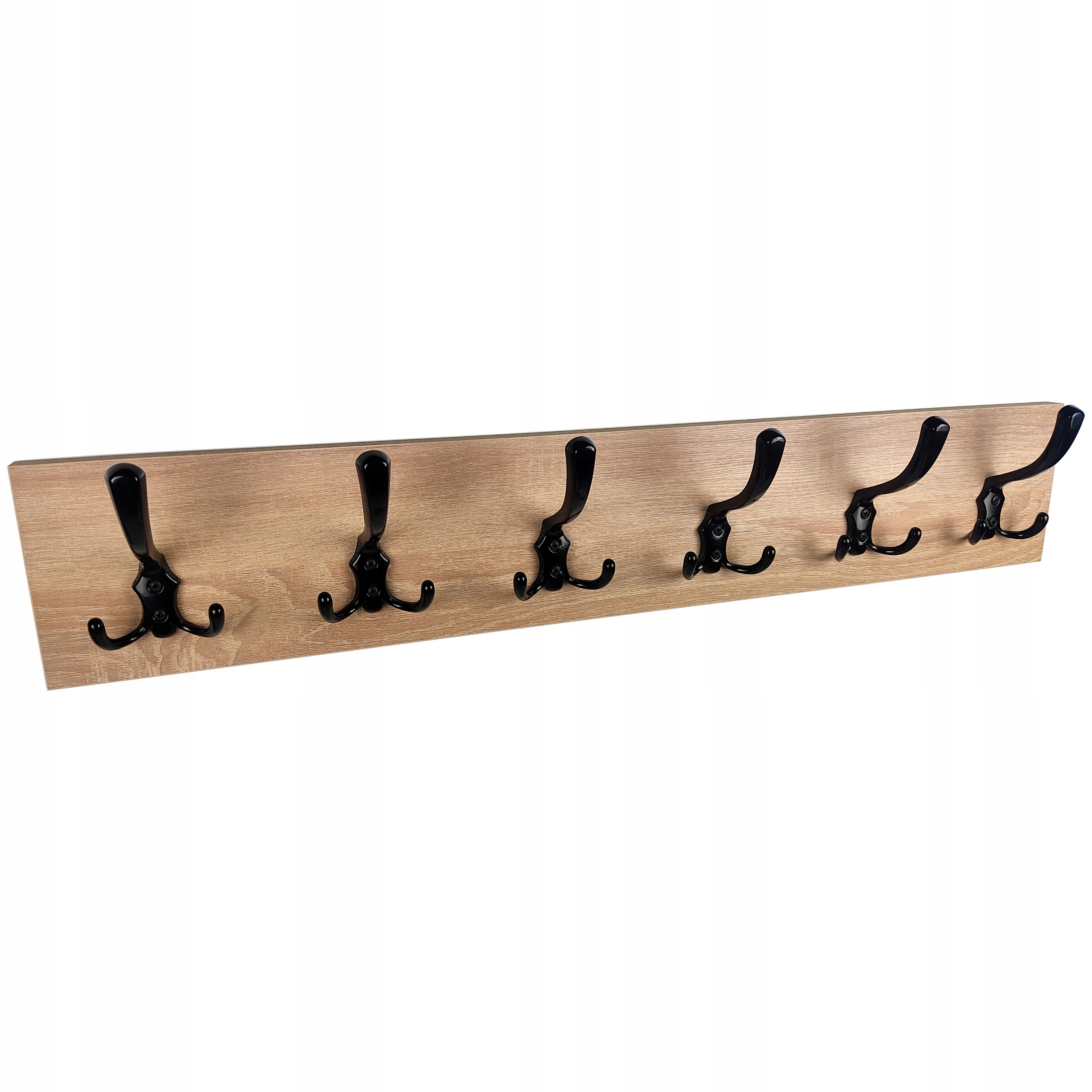 

Wieszak 90 CM Przedpokoju Ścianę Dąb Sonoma Czarny