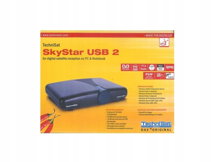 Dekoder DVB-S TechniSat SKYSTAR USB 2