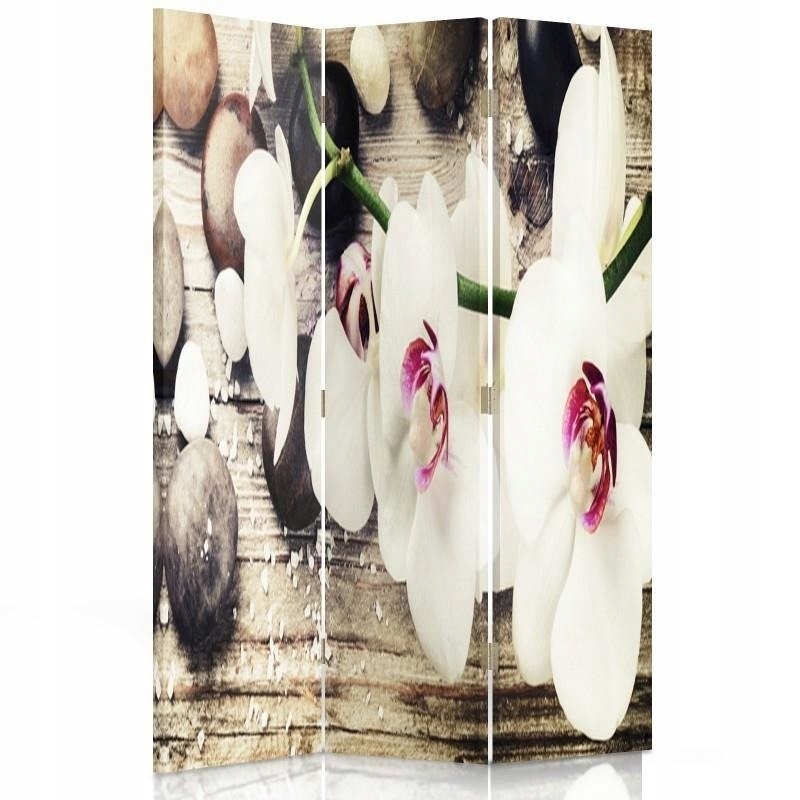 Obojstranný otočný paraván, Diskrétny šarm orchideí 110x170