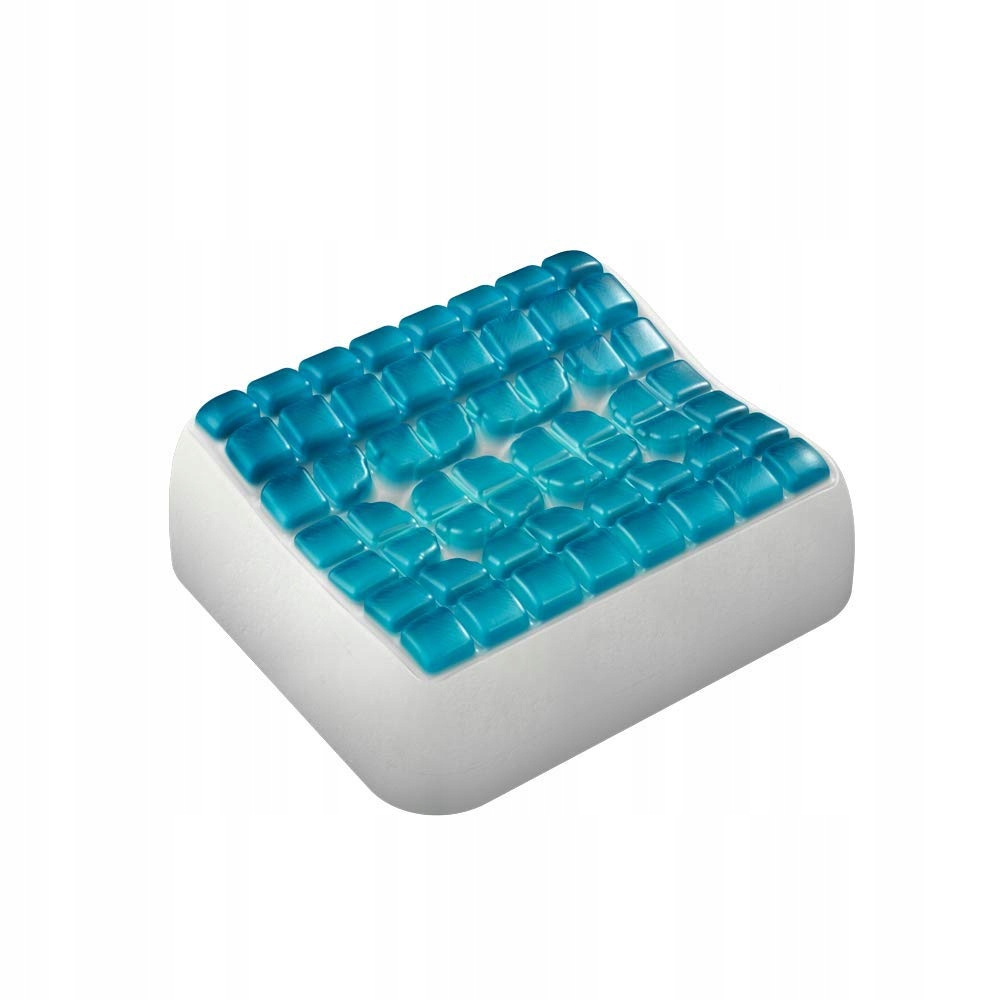 TECHNOGEL Poduszka Ortopedyczna Podróżna z Żelem Antybakteryjna 33x29x11cm — miniatura 2