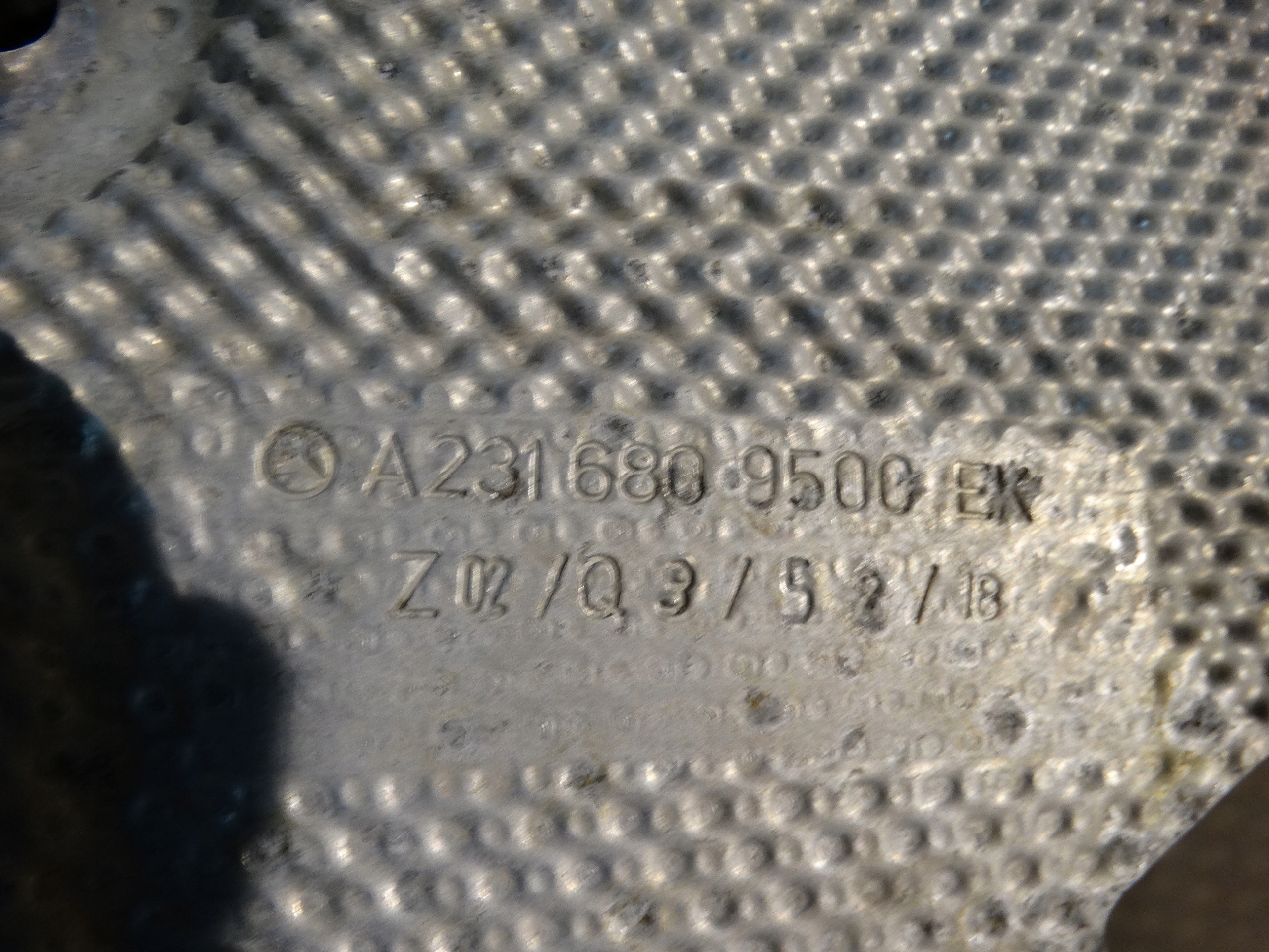 IDEALNA Blende Abdeckung TERMICZNA MERCEDES SL R231 W231 1