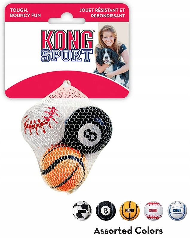 

Kong zabawka gryzak Xs Assorted - 3 piłki !